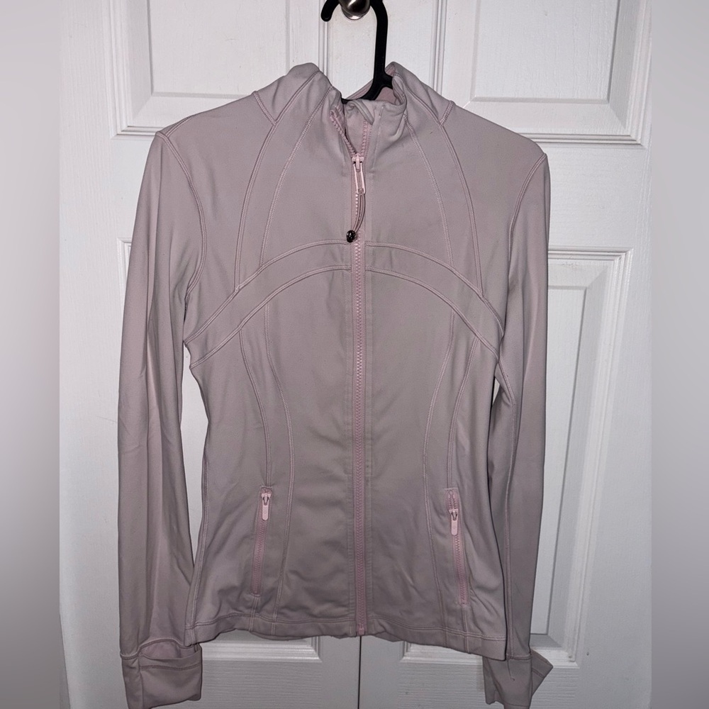 Lululemon pink define jacket Nulu size 4